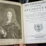 Lémery. Dictionnaire universel des drogues simples. Portrait de Nicolas Lémery.